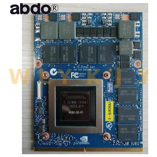 For gtx980m 8G display Kader aireware Notebook graphics board graphics gtx980m 8G 100% test OK