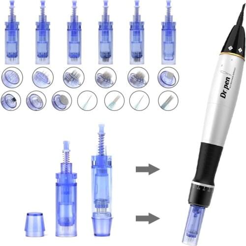 20/50pcs Electric Derma Pen Needles Bayonet 9 /12/ 36 / 42 pin / Nano Cartridge For Auto Dr. Pen A1 Tattoo Needles Needle Tip