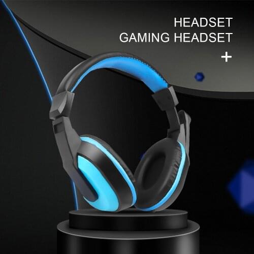 KEBIDU 3.5mm Adjustable Game Headphones Stereo Music headphone Noise-canceling Computer PC Gamers Headset With Microphones