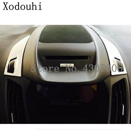 For Ford Kuga Escape 2013 2014 2015 2016 Car Garnish Cover Inner Trim ABS Middle Air Conditioning Switch Button Outlet Vent