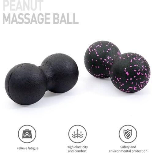 EPP Lacrosse Myofascia Ball Peanut Massage Ball High Density Lightweight Fitness Body Fascia Exercise Relieve Pain Yoga Ball