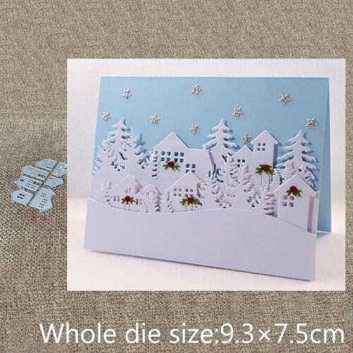 New Design Craft Metal Cutting Die die cuts house building decoration scrapbook Album Paper Card Craft Embossing die cuts