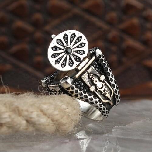 Onyx 925 Silver Traditional Handmade Turkish Signet Ring Luxury Lion Engraving Quality Best Craftman Jewelry Gift for Women Men