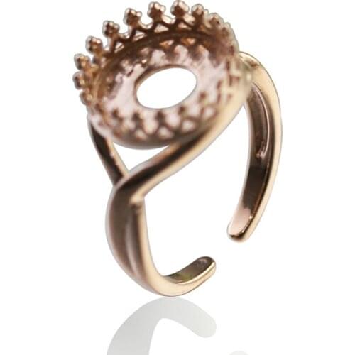 Beadsnice ID32845smt17 Sterling Silver Wholesale Ring Design Your Ring DIY Jewelry Silver Ring Blanks Jewelry Supplies