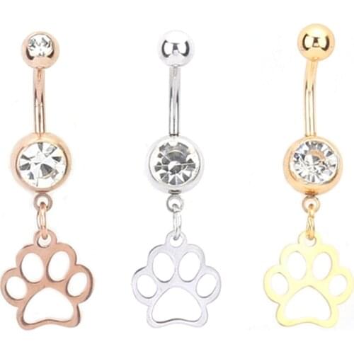 Stainless steel Navel Piercing Navel Belly Button Rings Women Body Jewelry