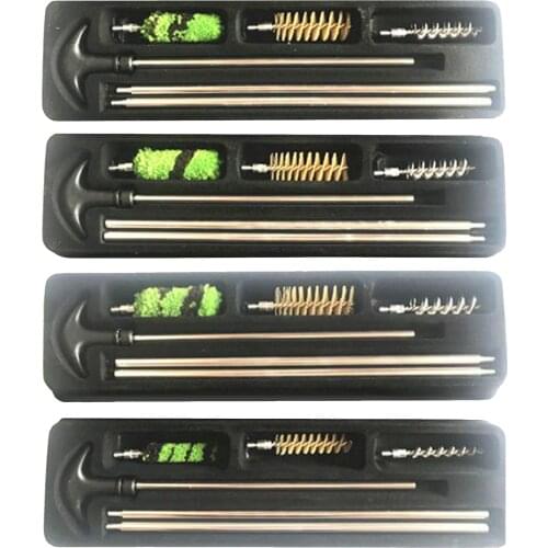 Gun Rifle Barrel Cleaning Kit /Air Rifle, pull through brush