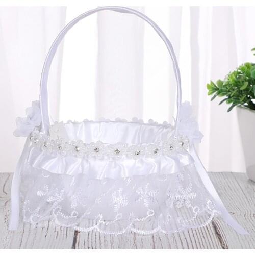 Garden Petals Flower Baskets Wedding Celebration Supplies Bride Groom Banquets