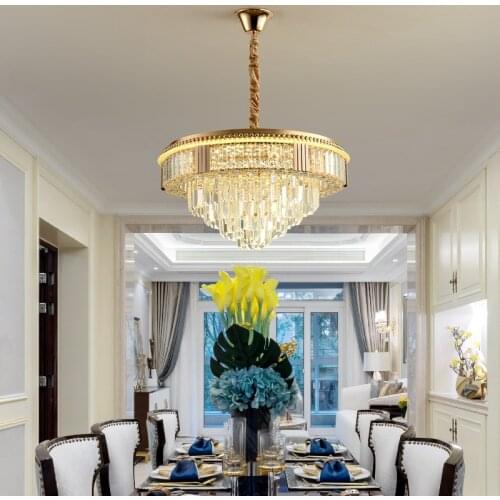 Modern Crystal chandeliers Restaurant lights living room Ceiling light Simple ceiling lights fixture Indoor lighting