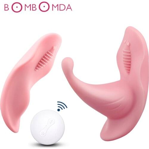 Wearable Tongue Clit Vibrator For Women G spot Stimulator Wireless Remote Control Invisible Panties Vibrating Eggs Adult Sex Toy