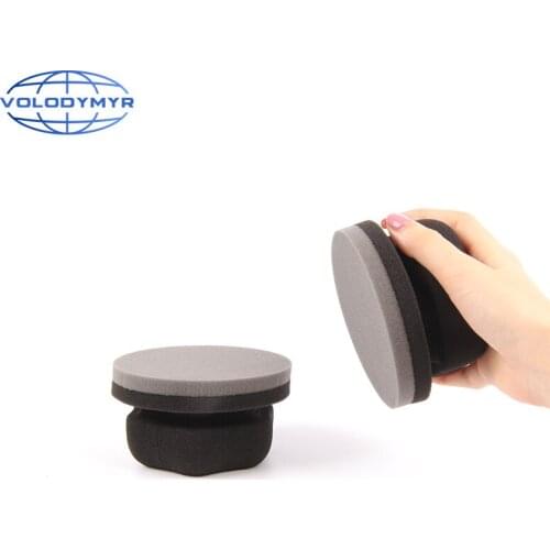 Volodymyr Clean Buffer Car Cleaning 2pcs Vehicle Accessories Foam Applicator Dust Remove Auto Care Polishing Pad Car Wax Sponge