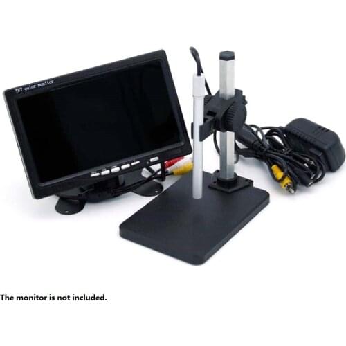 0-600x Continous Focal Zoom AV Microscope Handheld Endoscope Camera TVL Video Otoscope