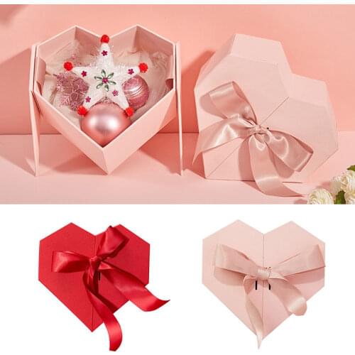 1PC Gift Package Box Wedding Loving Heart Shape Gift Storage Box For Wedding Valentines Day Birthday Gifts Party Decorations