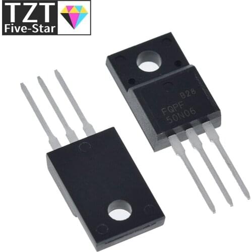10pcs/lot FQPF50N06 50N06 TO-220F 60V 50A
