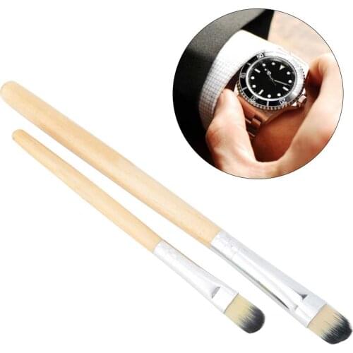 Portable 2pcs Watch Dial Brush Watch Dust Removal Repair Maintenance Tool