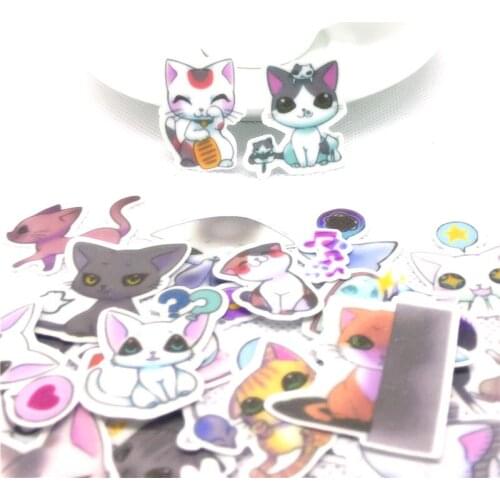 40 Pcs cute Stickers for Laptop Luggage Bicycle Car Styling Skateboard Motorcycle Vinyl Decal Graffiti Punk Cool Stickers