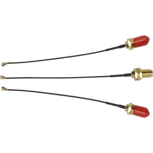 50PCS NiceRF Pigtail: U.FL to SMA Female Bulkhead Female SMA to IPX1 with 10CM Cable Free Shipping