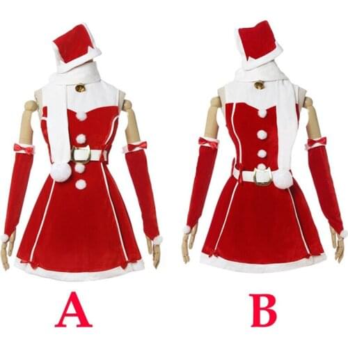 Anime Nekopara Chocolate Vanilla Cosplay Costumes Wig Dress Hat Gloves Party Suit Girls Women Christmas Uniform Sets C198M76