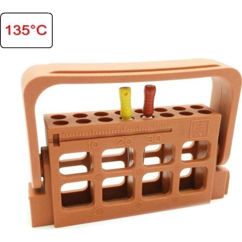 1Pc Autoclavable Dental Endo Dispenser Endodontic File Drill Stand Holder 16 Holes Dentistry Tool