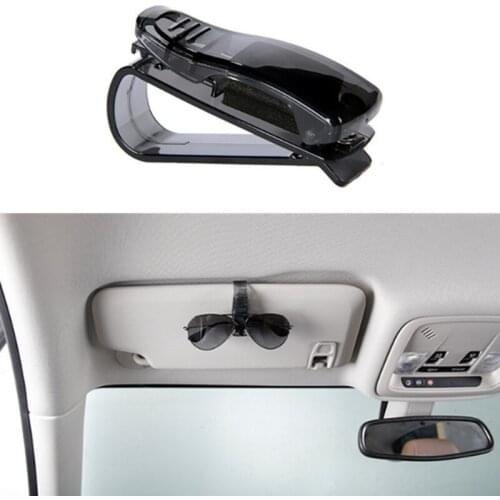 Car Accessory Sun Visor Sunglass Glasses Clip Ticket Holder Stand for Alfa Romeo 147 156 159 Alfetta Berlina Brera Mito Giulia