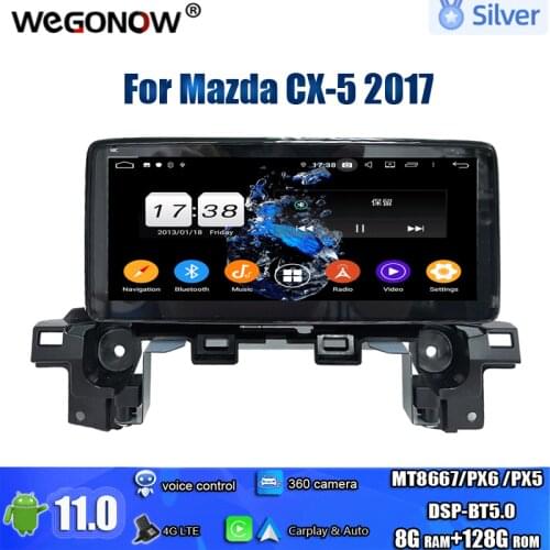 Carplay DSP 10.25'' Android 10.0 8 Core 4GB RAM 64GB ROM Car video Player GPS Map RDS Radio WIFI BT5.0 For Mazda ATENZA CX-5 CX5