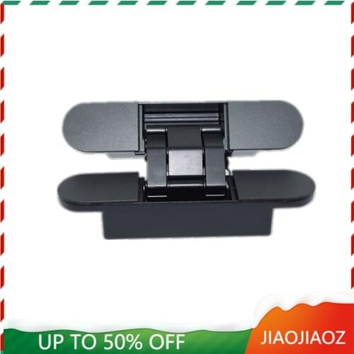 Black hinge 3D adjustable hidden door hinge adjustable concealed installation hinge flush door hinge opening angle: 180