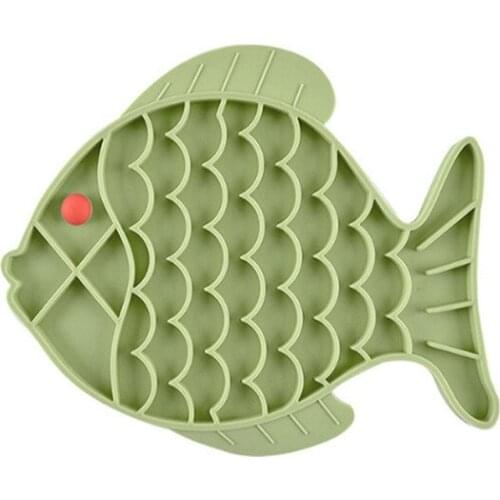 Mat For Dogs Cats Slow Food Bowls New Pet Dog Feeding Food Bowl Silicone Dog Feeding Lick Pad Dog Slow Feeders Treat Dispensing