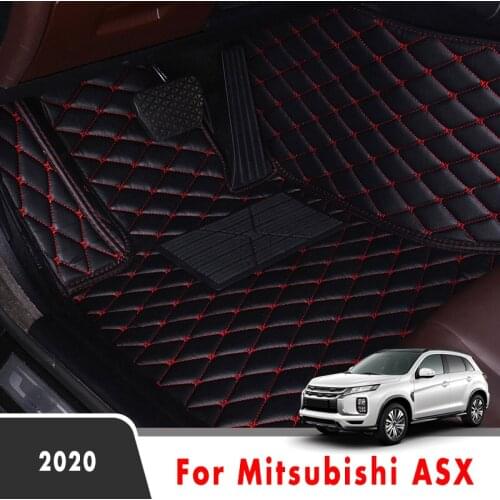 Custom Carpets For Mitsubishi ASX 2020 Car Floor Mats Auto Interiors Decoration Accessories Waterproof Covers Leather Footliners