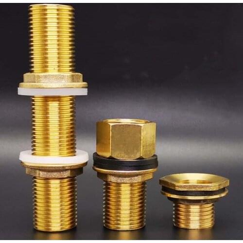 1/2" 3/4" 1" BSP Male Brass Water Tank Connector Pipe Single Loose Key Swivel Fittings Nut Jointer Home Garden