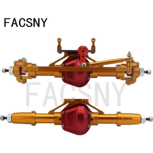 Metal CNC Full Front Rear Axles Suitable For 1/10 Axial SCX10 RC4WD D90 RC Rock Crawler Car Upgrade Accessories