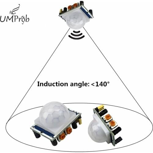 SR501 Motion Sensor Detector Module HC-SR501 Adjust IR Pyroelectric Infrared PIR Module AM312 Sensor Module for arduino Diy Kit