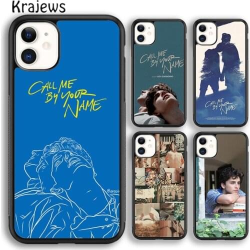 Krajews Call Me By Your Name Inscription Phone Case Cover For iPhone 5s 6s 7 8 plus X XR XS 11 12 pro max Samsung S7 S8 S9 S10