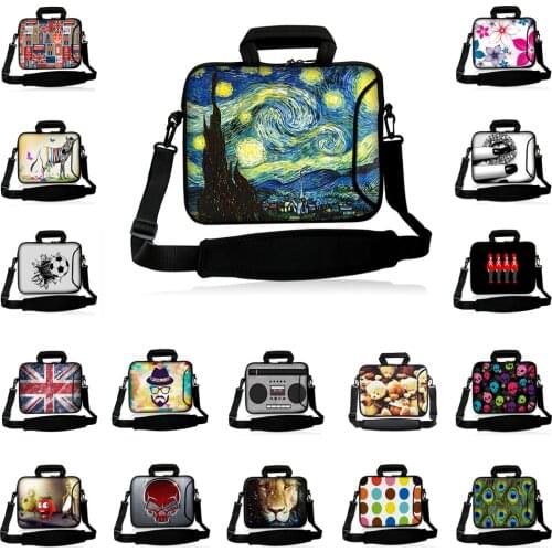 Neoprene Waterproof Notebook Bag Messenegr Cover Tablet Laptop Briefcase Carry Case For 10 12 13 14 15 17 Macbook Sony Dell Acer