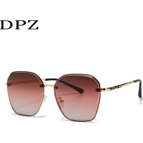 New mens high-quality trimmed metal painted sunglasses, modern glamour womens retro cat-eye frame six-sided sunglasses de sol