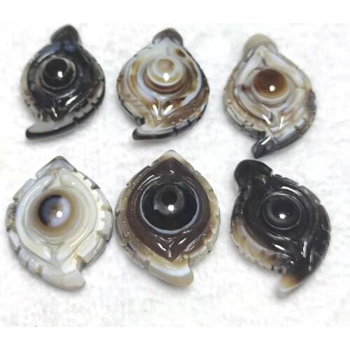 1pcs 1lot Natural Agate Heaven Eyes Black and White Amulet Tibetan Dzi Beads Pendants for DIY Jewelry Making Great Gifts