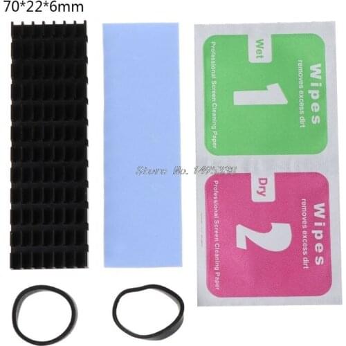 Heatsink Heat Dissipation Radiator M.2 Cooling Heat Sink Heat Thermal Pads for M.2 2280 PCI-E NVME SSD Whosale