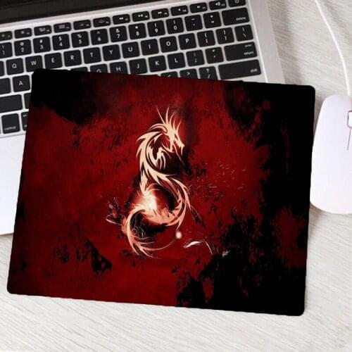 Red Background Map Anime Mouse Pad Rubber Anti-Slip Laptop PC Mice Computer Pad Mat Gamer Mousepad Desk Mat Gaming Accessories