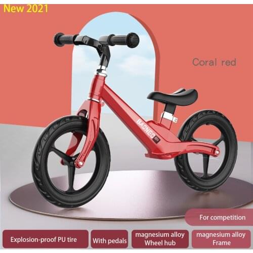 2021Most popular Childrens Balance Slide Car Pedal Walk Child Baby Walkers Glided Car Children Doki Toy Alcoa Alloy Material