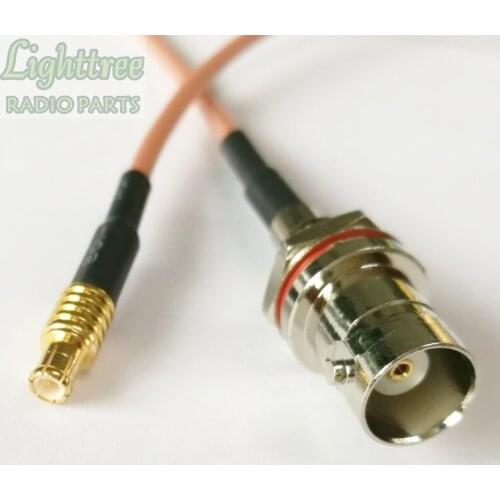 50X BNC Female To MCX Male Plug Cable RG316 Pigtail Cable Length 15cm