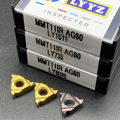 MMT11ER/IR AG60 LY15TF/LY735/LY6020 CNC Lathe Thread Turning Tool MMT 11ER/11IR Carbide Insert Cut Machining Wear-resistant