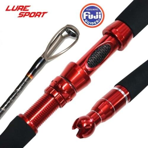 LURESPORT Ocean jigging rod 1.68M heavy Duty FUJI Guides X Cross carbon blank 1.5 sections Hard boat fishing rod