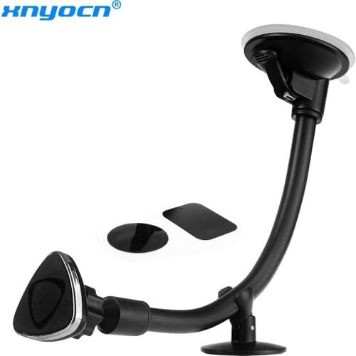 Xnyocn Adjustable Magnetic Car Mount Holder Windshield Stand Holder Universal Magnet Phone Holder Car for iPhone X 7 6 5 Xiaomi