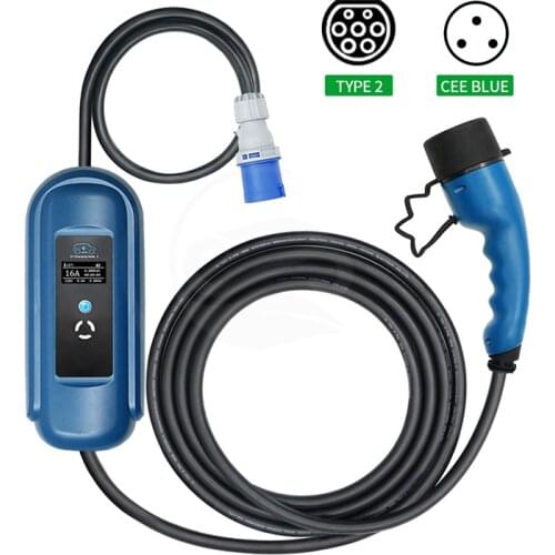 EV Charger Type 1/2 Home Car Charger EVSE 32A Electric Vehicle Charger Level 2