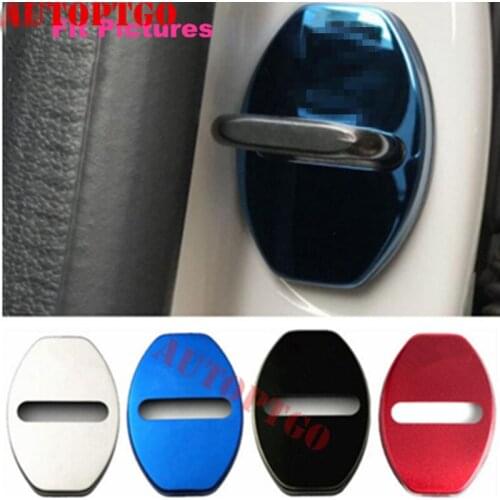 Stainless Steel Car Doorlock Door Lock Protective Cover Cap For Audi A1 A3 A4 A5 A6 A7 A8 Q3 Q5 Q7 S3 S4 S5 S6 S7 S8 TT S