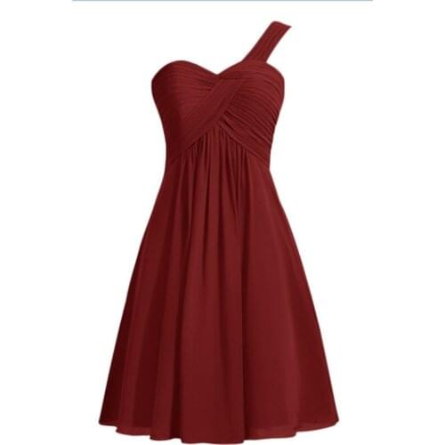 Bealegantom 2019 Simple Short Chiffon Prom Dresses Bead Formal Evening Party Gown Homecoming Dress Vestido De Gala QA1574