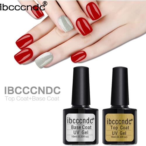 10ml Long Lasting UV Top Coat Base Coat UV Gel Nail Polish Primer Nail Art Lacquer Soak-off Nail Varnish
