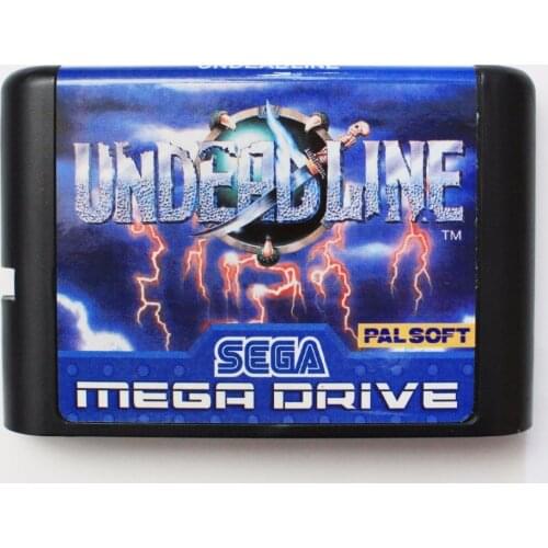 Undead Line 16 bit SEGA MD Game Card For Sega Mega Drive For Genesis