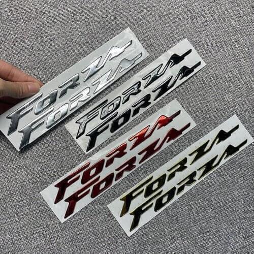 3D Forza Emblem Badge Bike Motorcycle Sticker For Honda FORZA 125 300 Logo Mark Symbol Side Fairing horizon 2 4 7 Motorsport