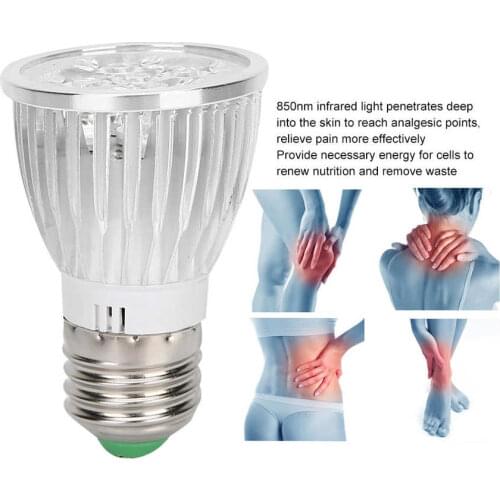 5W Infrared Light Therapy Light Pain Relief Skin Repair LED Physiotherapy Lamp Body Cares Light Relaxation Treatments