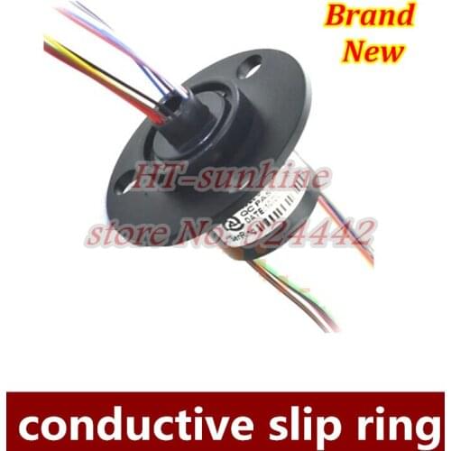 Brand New 1PCS 12 circuits 2A Micro vias 5mm diameter collector ring, diameter 22mm, slip ring, 12 road 2A current