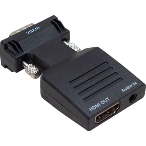POWERMASTER PM-4276 AUDIO OUTPUT VGA TO HDMI CONVERTER ADAPTER